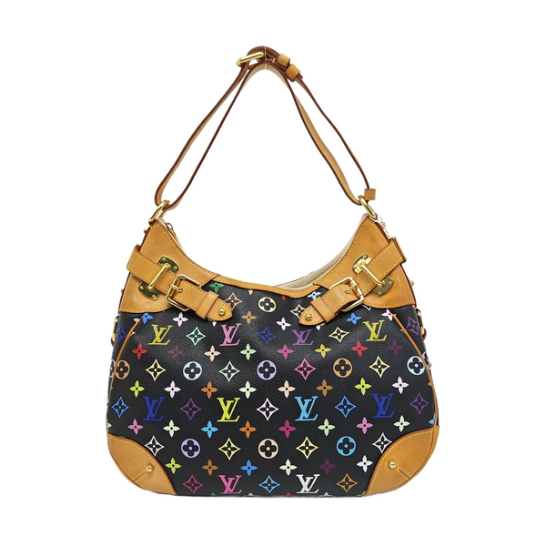 LV × TM GRETA Monogram Coated Canvas Black