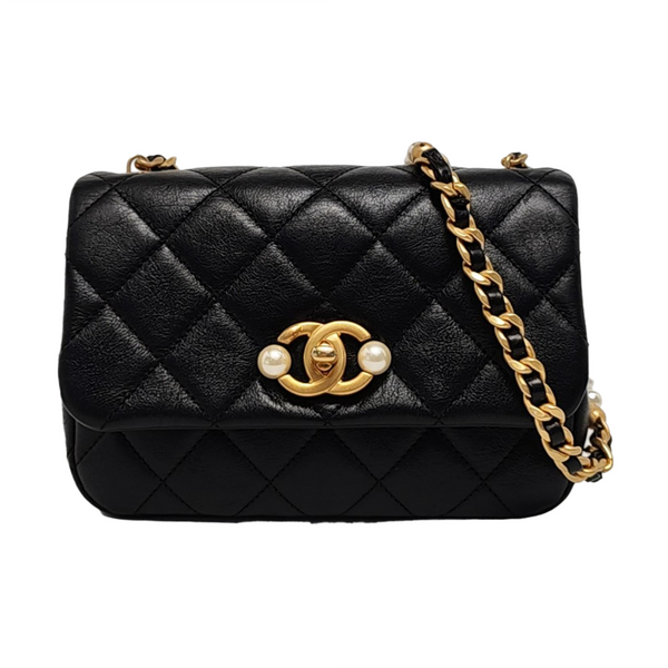 Quilted Calfskin Black