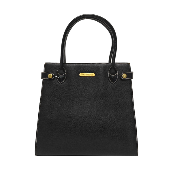 Calfskin Tote Bag Small Black