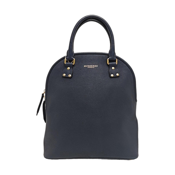 Calfskin Top Handle Bag Blue