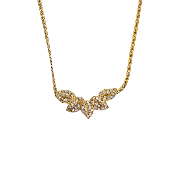 Petit CD Metal Gold Necklace