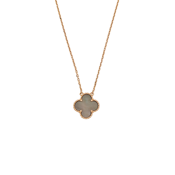 Vintage Alhambra 18k Rose Gold Necklace