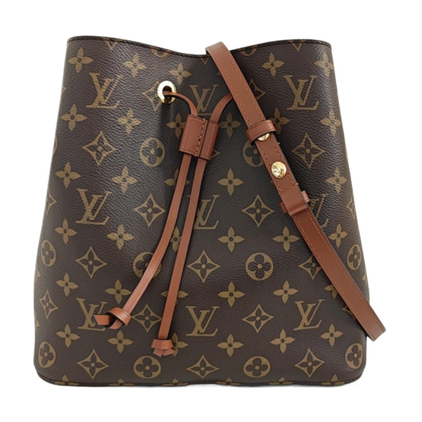 NÉONOÉ MM Monogram Coated Canvas Brown