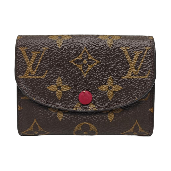 ROSALIE Monogram Coated Canvas Brown Wallet