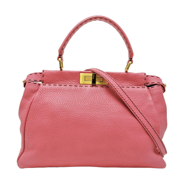 Peekaboo Medium Calfskin Pink