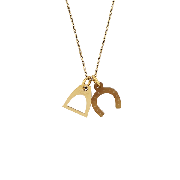 Amulette Metal Gold Necklace