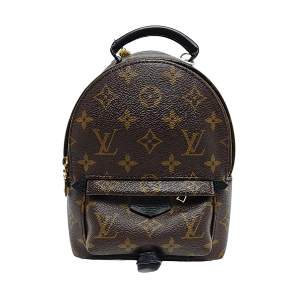 PALM SPRINGS Mini Monogram Coated Canvas Brown