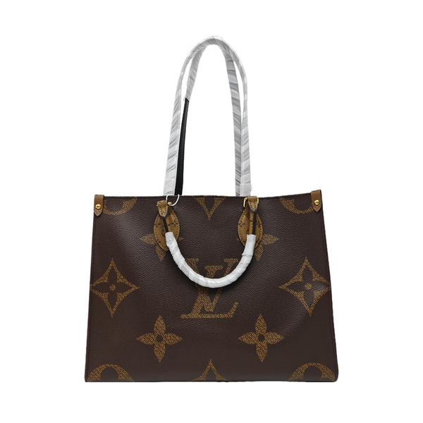 ONTHEGO MM Monogram Coated Canvas Brown