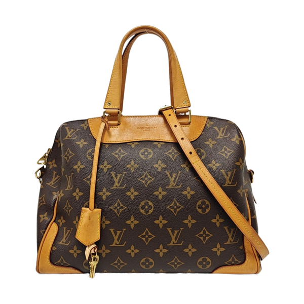 RETIRO NM Monogram Coated Canvas Brown