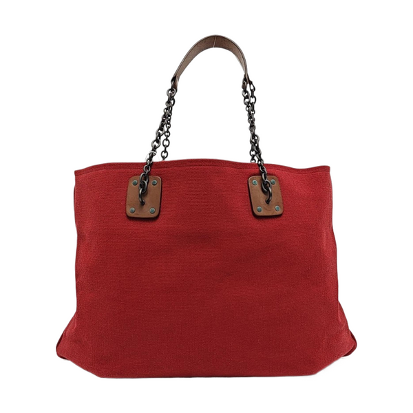 Fabric Tote Bag Red