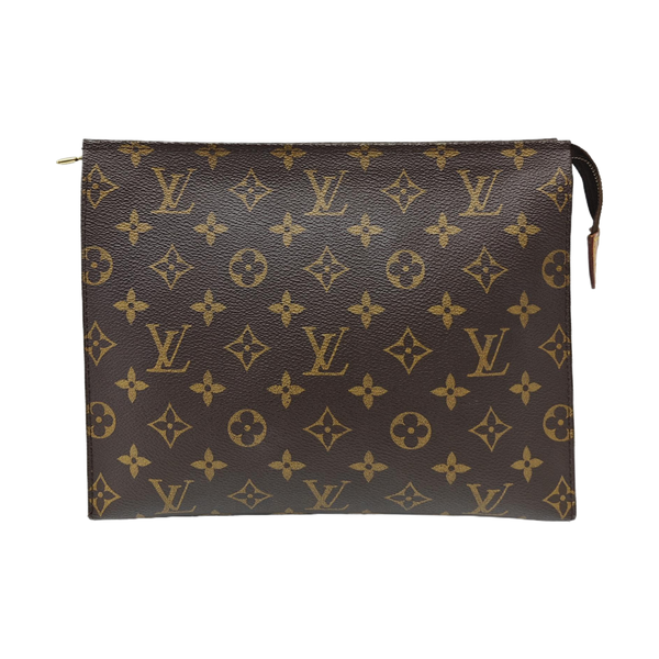 TOILET POCKET 26 Monogram Coated Canvas Brown
