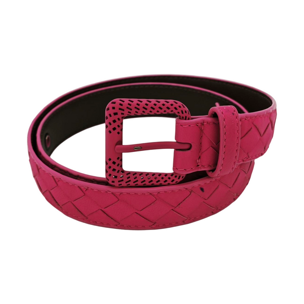 Leather Belt Red