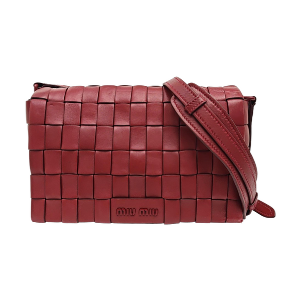 Intreccio Lambskin Red