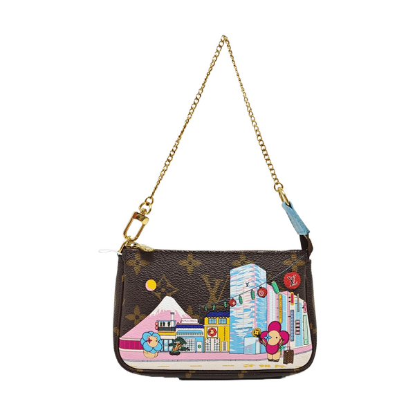 ACCESSOIRES Mini Monogram Coated Canvas Brown