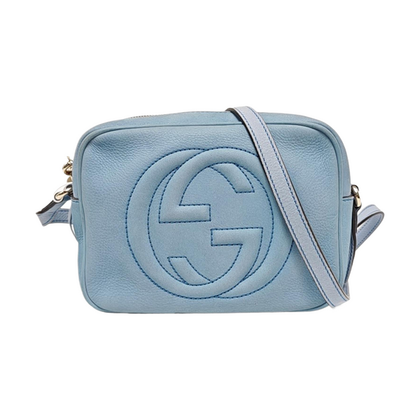 Authenticated pre-owned Soho Small Calfskin Blue - Shoulder Bag at Looply