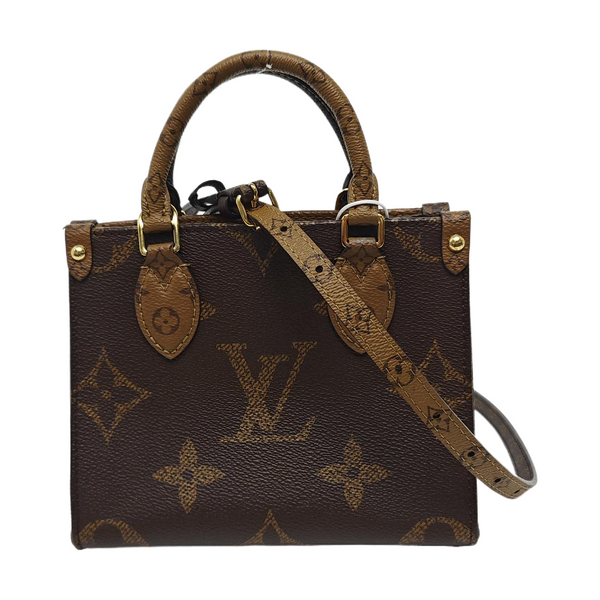 ONTHEGO BB Monogram Coated Canvas Brown