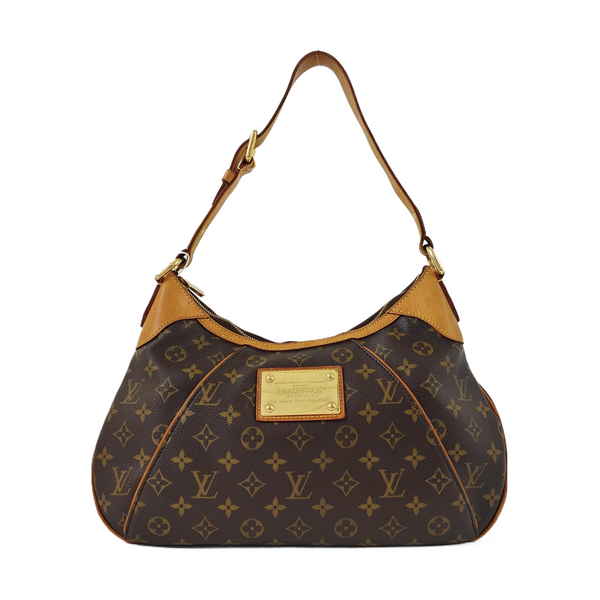 VINTAGE THAMES GM Monogram Coated Canvas Brown