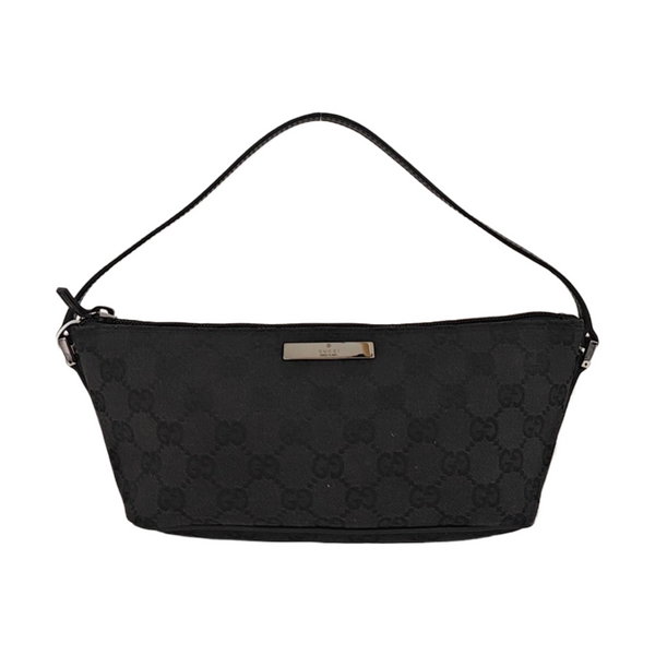 Monogram Canvas Top Handle Bag Black