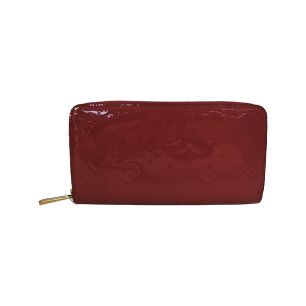 ZIPPY Patent Leather Red Wallet
