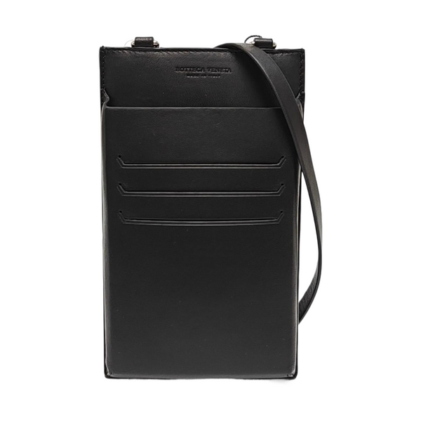 Leather Shoulder Bag Black