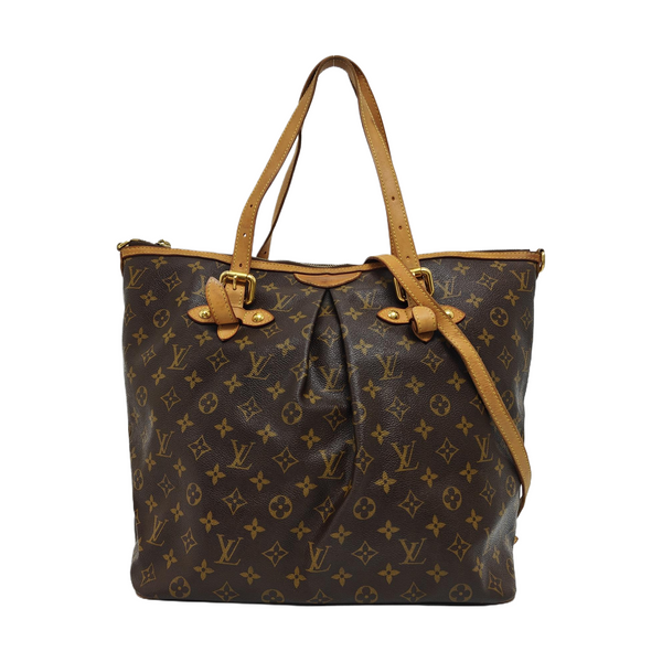 PALERMO GM Monogram Coated Canvas Brown