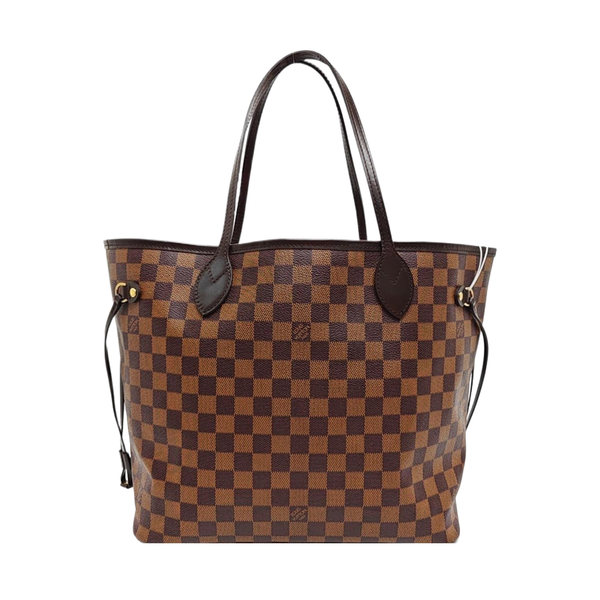 NEVERFULL MM Damier Ebene Coated Canvas Brown