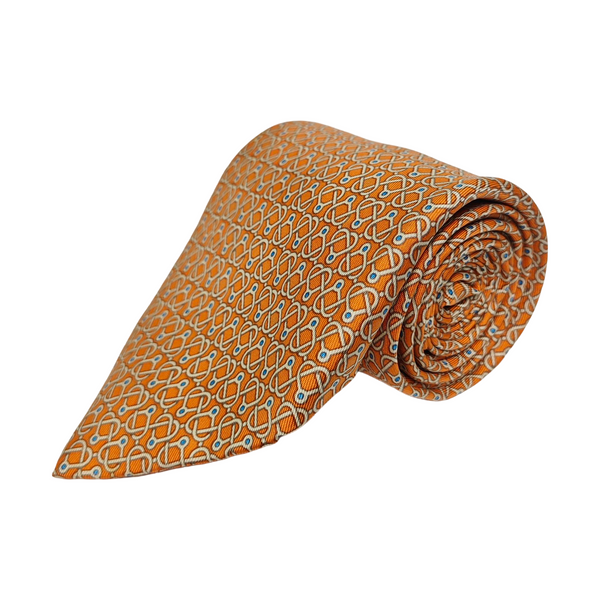 Mulberry Silk Tie Orange