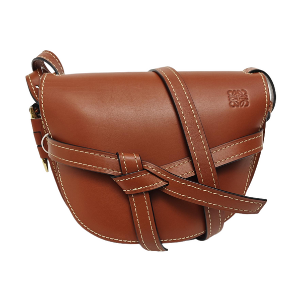 Gate Small Calfskin Brown