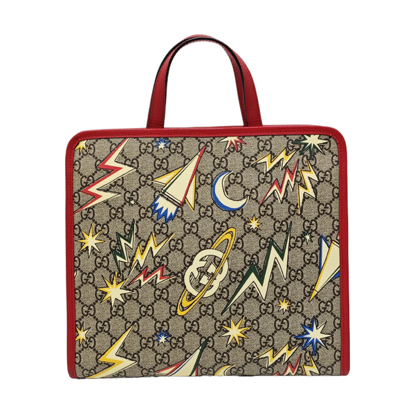 Children’s GG Bucket Monogram Coated Canvas Beige
