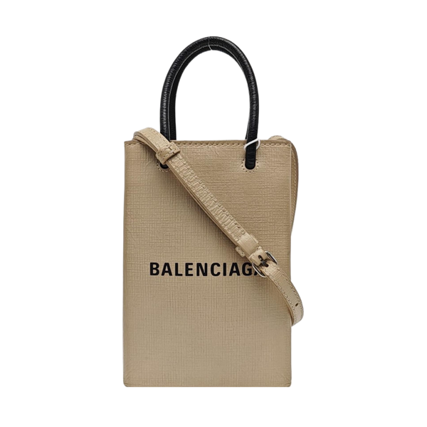 Shopping Bag Calfskin Beige