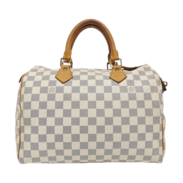 SPEEDY 30 Lona Damier Azur Revestida Blanca