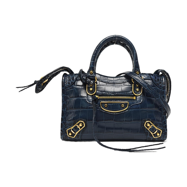 Classic City Calfskin Blue