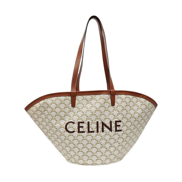 COUFFIN Large Coated Canvas White