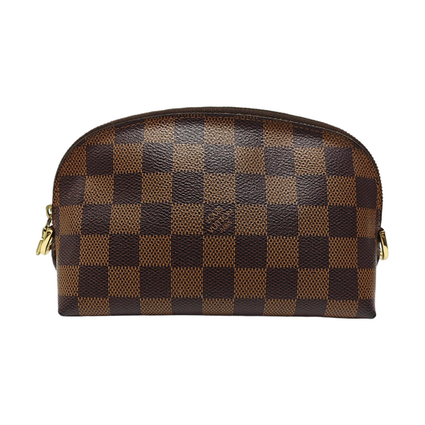 COSMETIC PM Damier Ebene Coated Canvas Brown