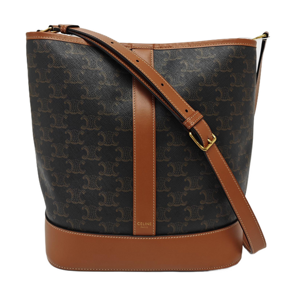 TRIOMPHE CANVAS Medium Coated Canvas Brown