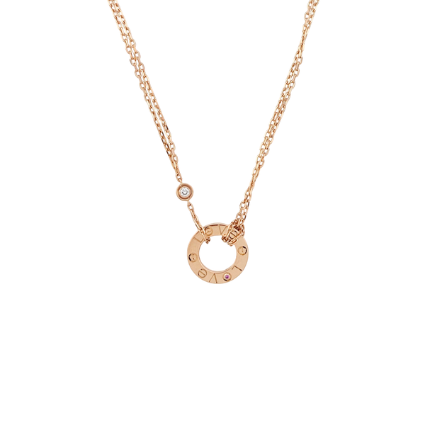 LOVE 18k Rose Gold Necklace