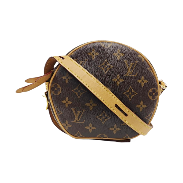 BOITE CHAPEAU PM Monogram Coated Canvas Brown