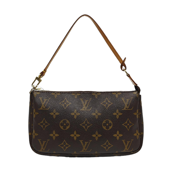 ACCESSOIRES Monogram Coated Canvas Brown