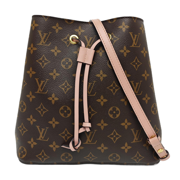 NÉONOÉ MM Monogram Coated Canvas Brown