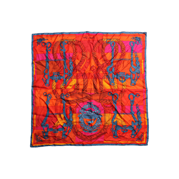 Multicolor Mulberry Silk Silk Scarf