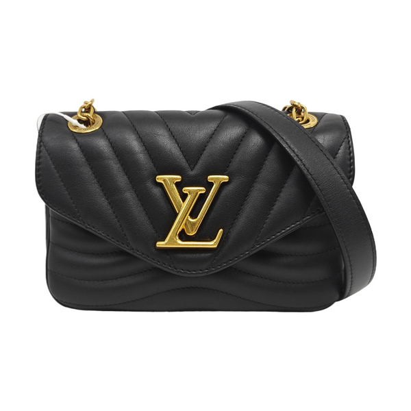 NEW WAVE PM Quilted Calfskin Black