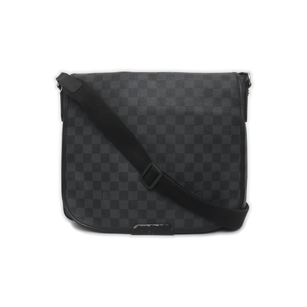DANIEL Damier Graphite Coated Canvas Gray
