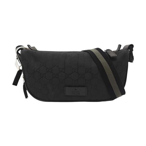 Monogram Canvas Crossbody Bag Black