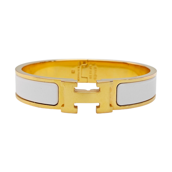 Clic H Metal Gold Bangle