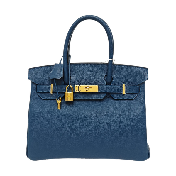 Birkin 30 Epsom Blue