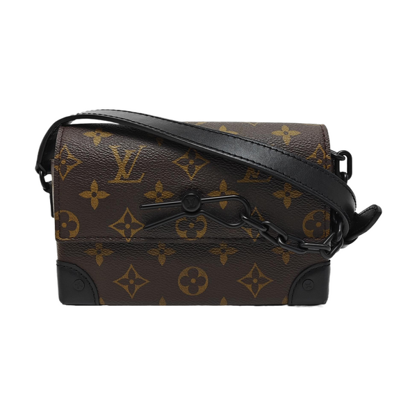 SOFT TRUNK Mini Monogram Coated Canvas Brown