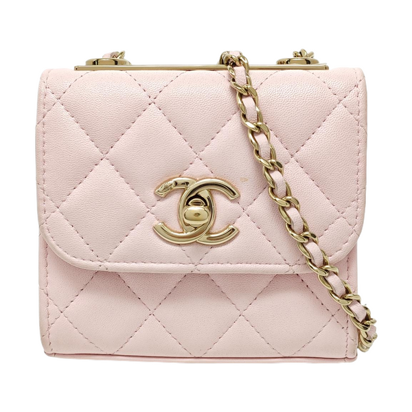 TRENDY CC Quilted Lambskin Pink