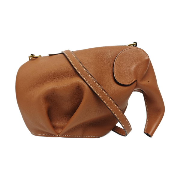 Animals Mini Calfskin Brown