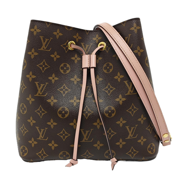 NÉONOÉ MM Monogram Coated Canvas Brown