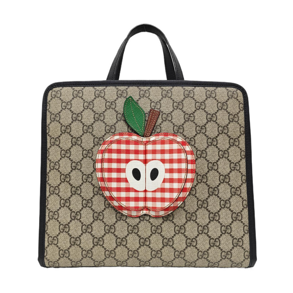 Children’s GG Bucket Monogram Coated Canvas Beige